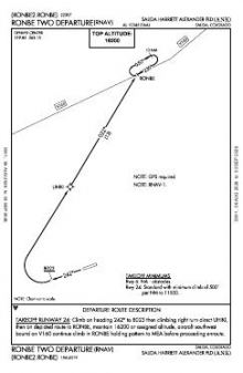 RONBE TWO (RNAV) chart preview