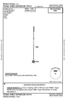 FEGBA THREE (RNAV) chart preview