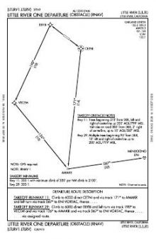 LITTLE RIVER ONE (OBSTACLE) (RNAV) chart preview