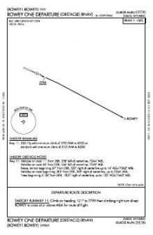 ROWEY ONE (OBSTACLE) (RNAV) chart preview