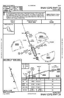 RNAV (GPS) RWY 34 chart preview