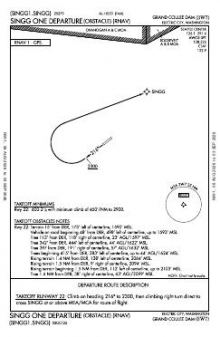 SINGG ONE (OBSTACLE) (RNAV) chart preview