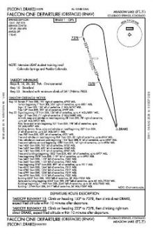 FALCON ONE (OBSTACLE) (RNAV) chart preview