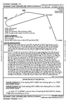 HOMME ONE (OBSTACLE) (RNAV) chart preview