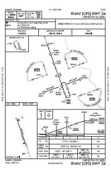 RNAV (GPS) RWY 34 chart preview