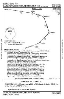 CARBON TWO (OBSTACLE) (RNAV) chart preview
