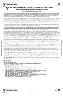 TAKEOFF MINIMUMS chart preview