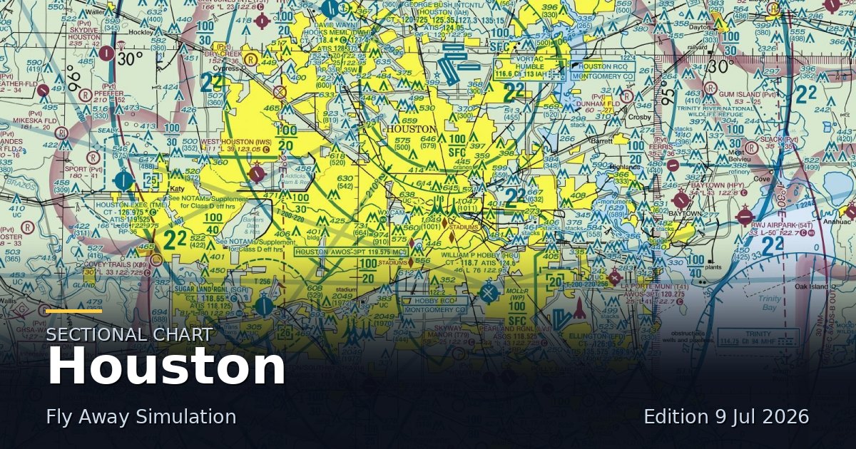 Houston Sectional Map.pdf Houston Sectional Chart — Free FAA Download, GeoTIFF & PDF | Fly Away ...