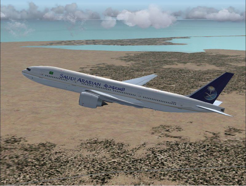 Boeing 777 saudi airlines economy class