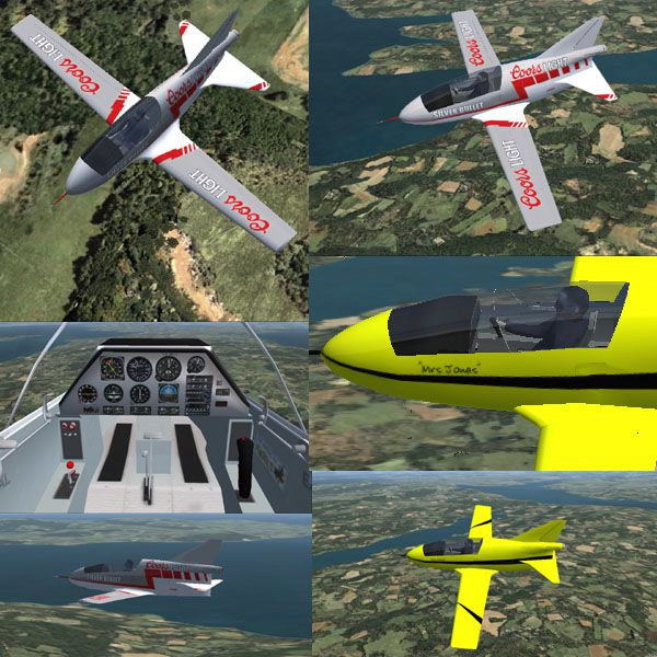 BD5J Experimental Home Built Jet, 'Coors Light'& 'Mrs Jones' for FSX