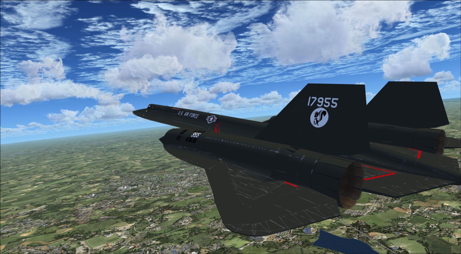 Трио Lockheed SR-71 Blackbird бесплатно