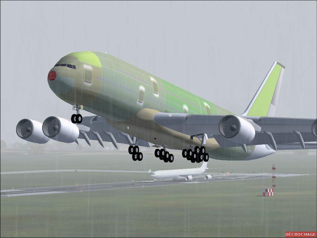 reference jet form 100 Livery A380 FS2004 Airbus for Factory