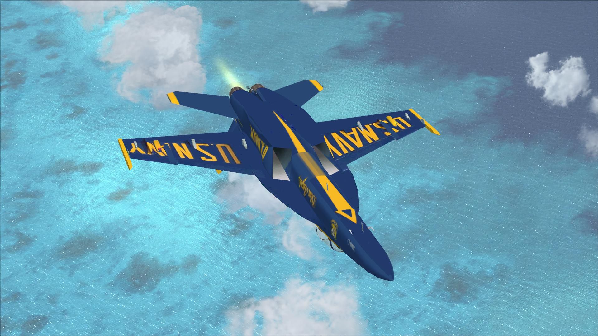 F 18 Super Hornet Blue Angels For Fsx