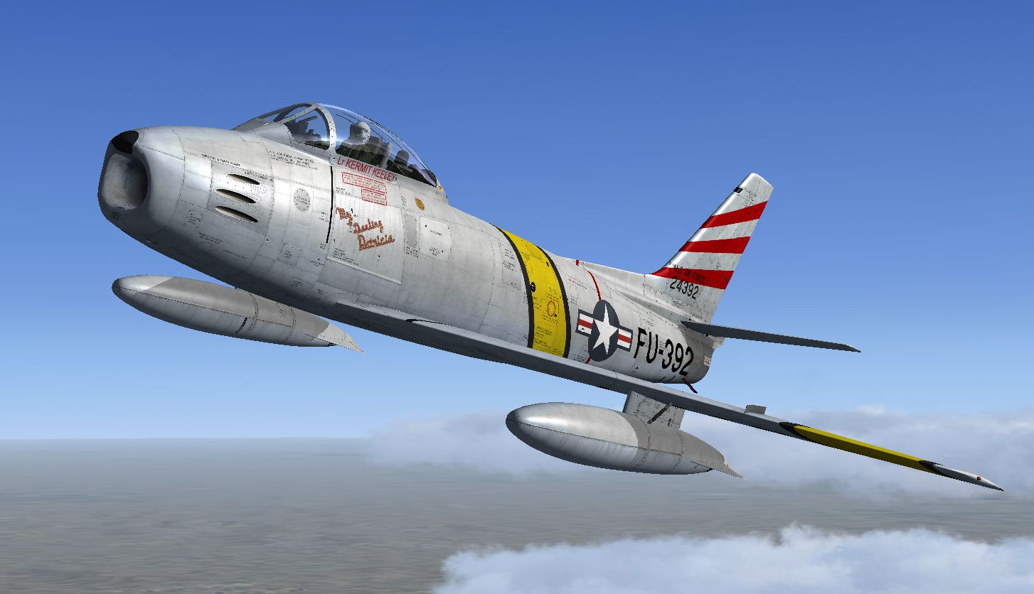 Us Air Force F 86f 36th Fbs Korea 1953 For Fsx
