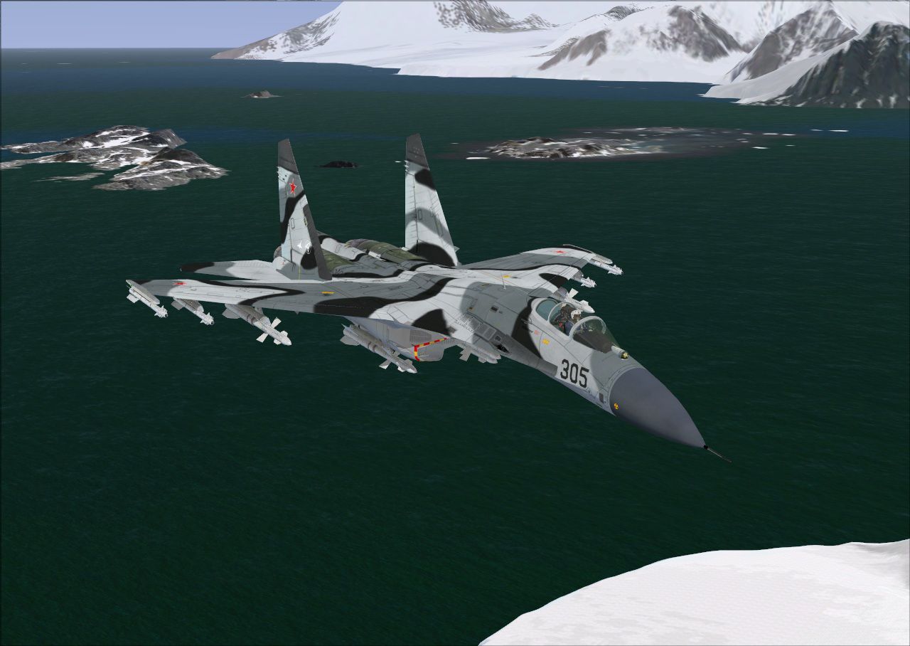 Russian Air Force Sukhoi Su-27 Flanker for FSX1280 x 908