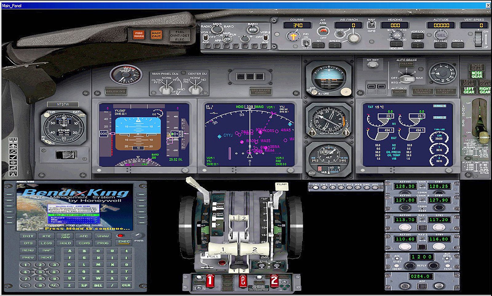 no gauges in pmdg 737 fsx in p3d