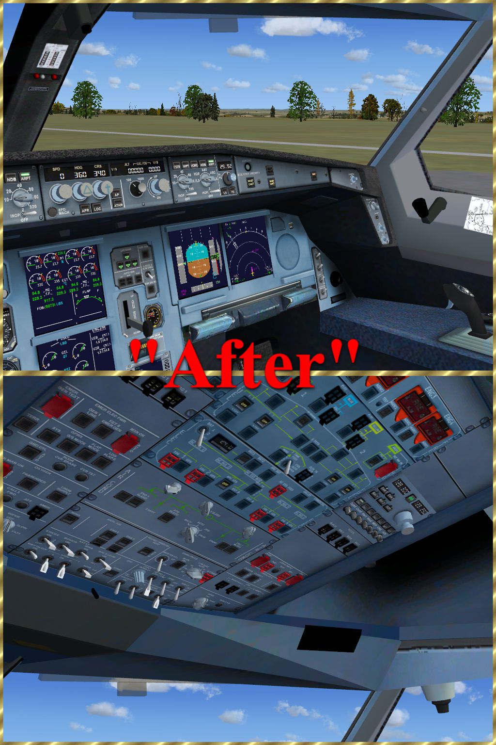 log(x)=200 FSX Texture Upgrade Airbus for Cockpit