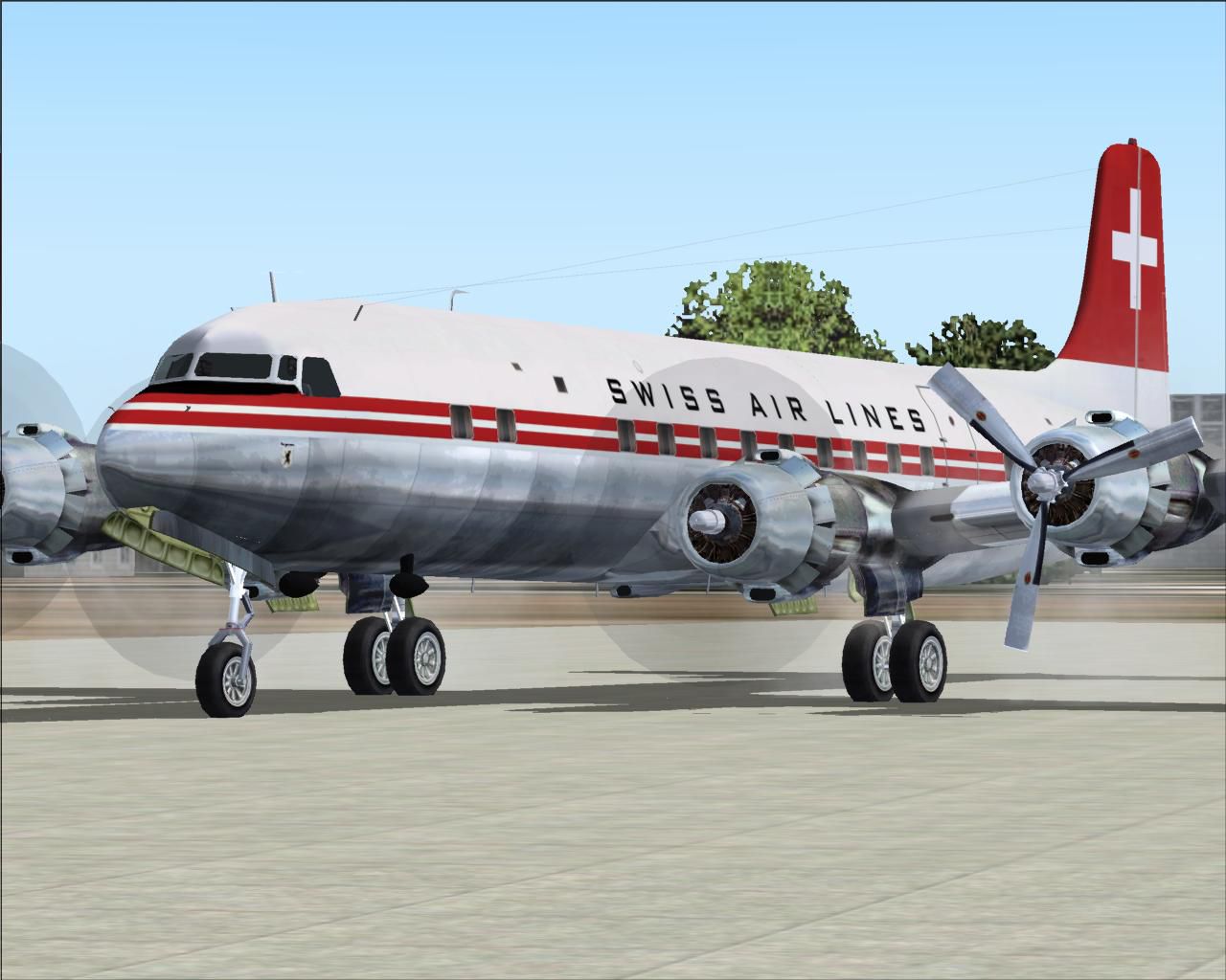 Swissair Douglas Dc
