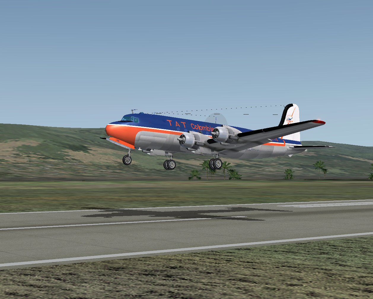 tat-colombia-douglas-dc-4-for-fs2004