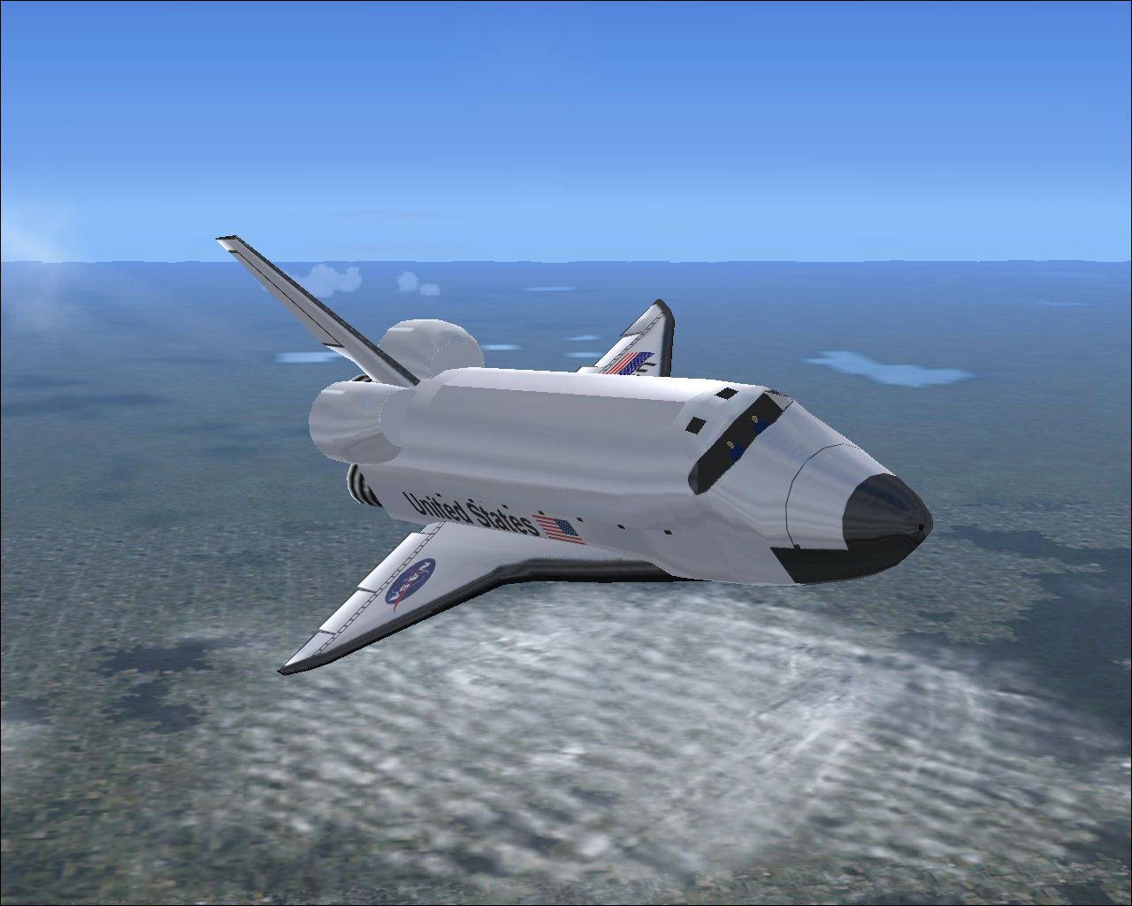 Space shuttle flight simulator x