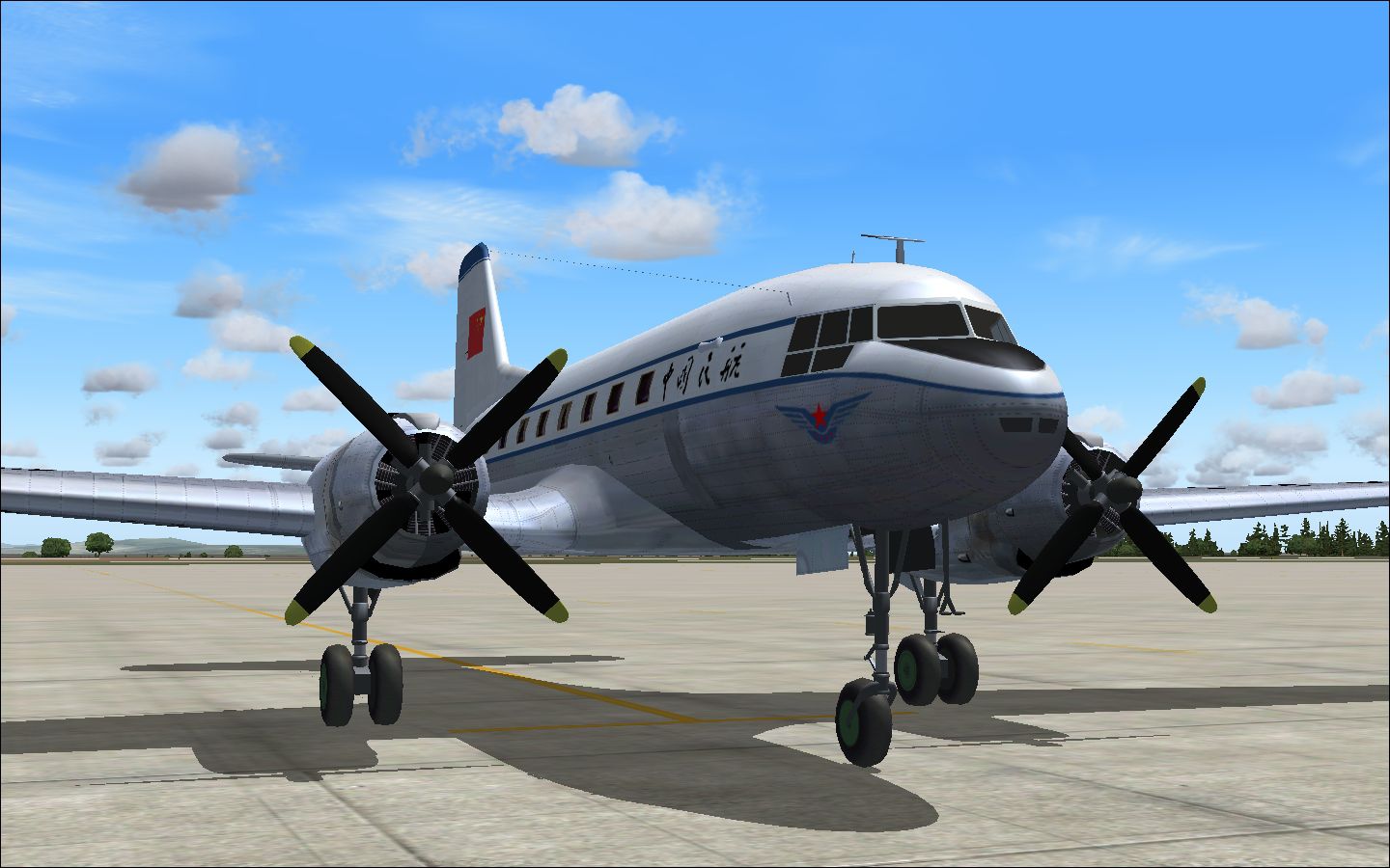 CAAC Ilyushin IL-14 for FS2004