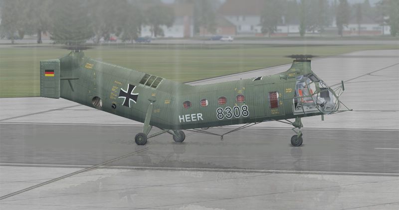 Piasecki H-21C for FSX