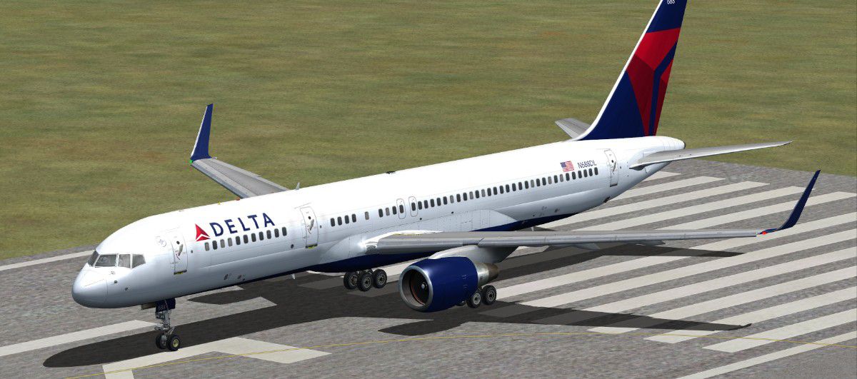 Delta Airlines Boeing 757 For Fsx