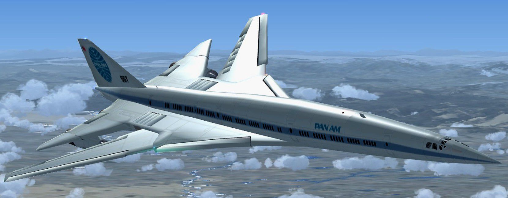 Boeing 2707 SST Updated for FSX