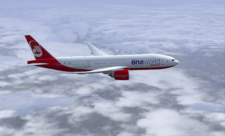 Air Berlin Oneworld Boeing 777 0lr For Fsx