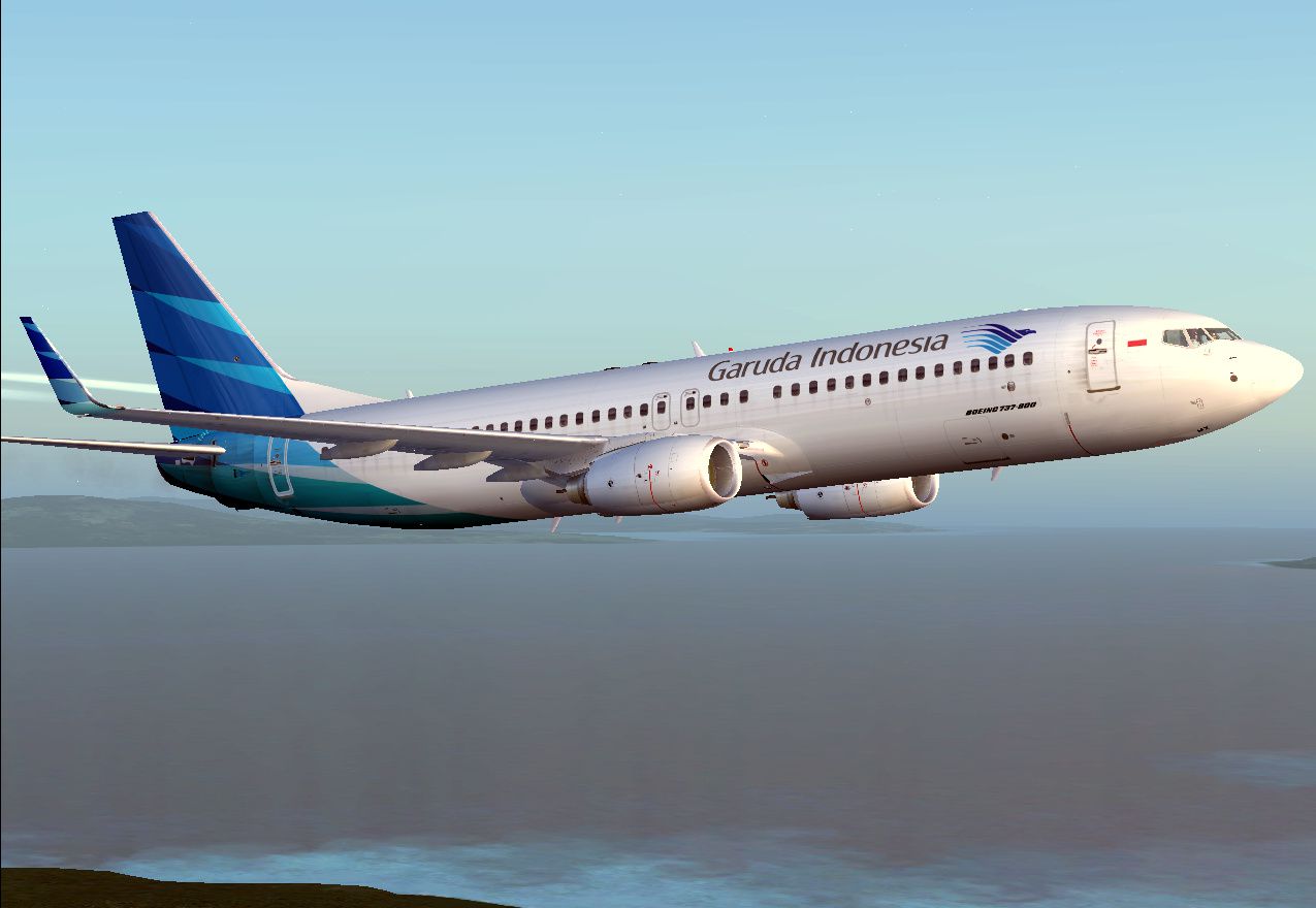 Garuda Indonesia Boeing 737 800 PK GMX for FSX