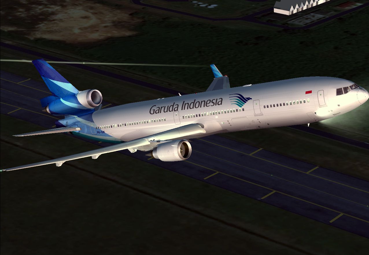 Garuda Indonesia McDonnell Douglas MD-11 PK-GIK for FSX