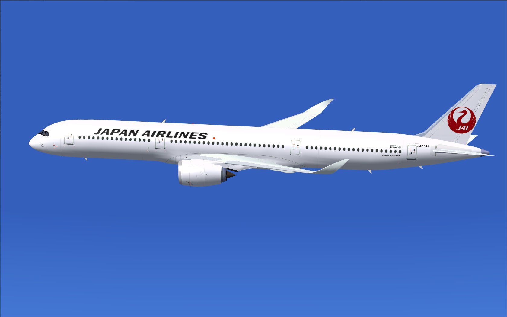 Japan Airlines Airbus A350 1000 V4 For Fsx