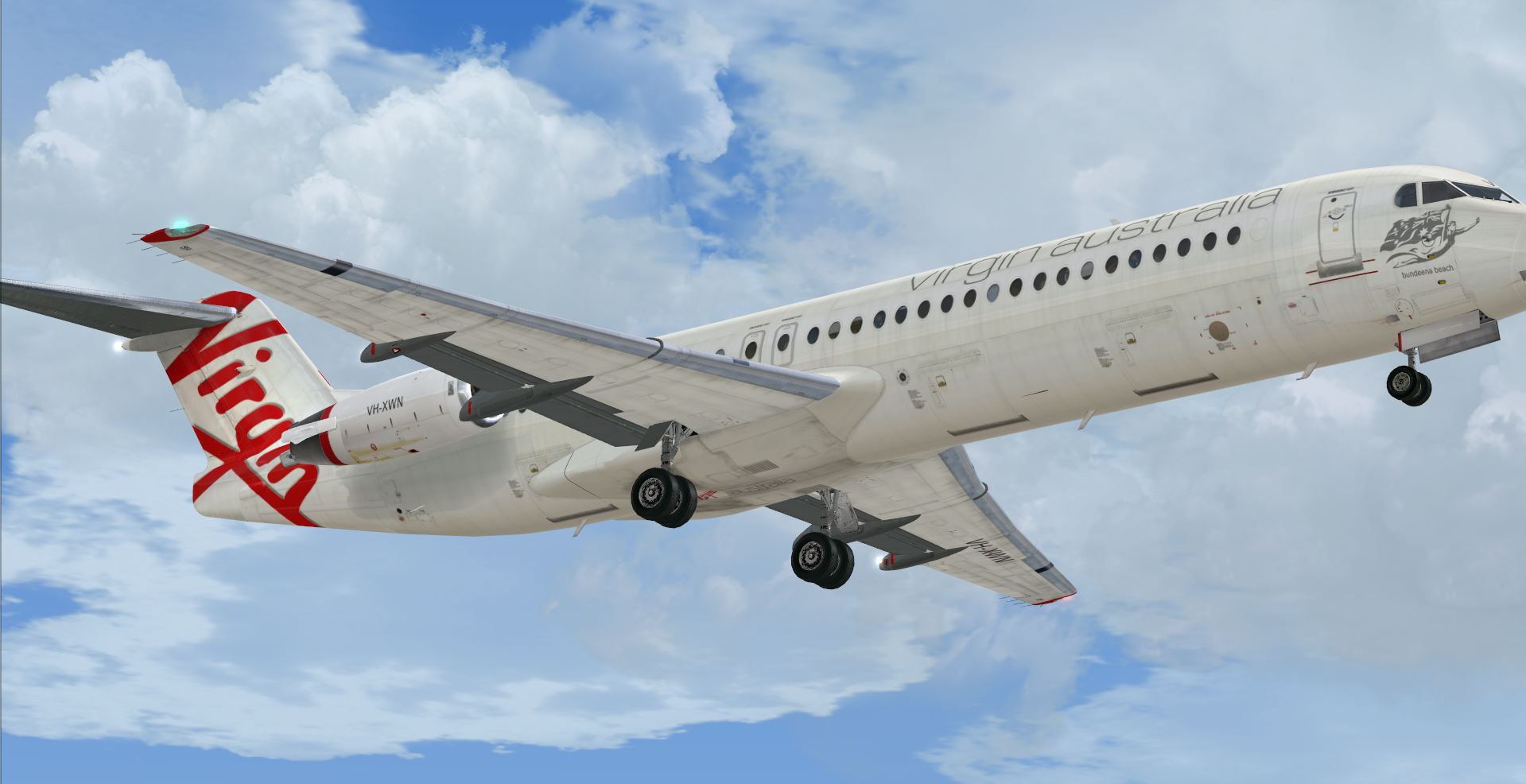 Virgin Australia Fokker 100 for FSX