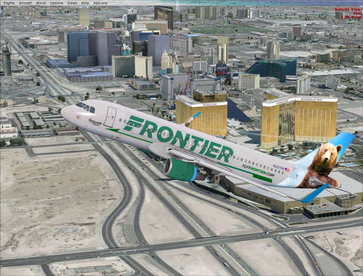 Frontier Airbus A320 N227fr For Fsx