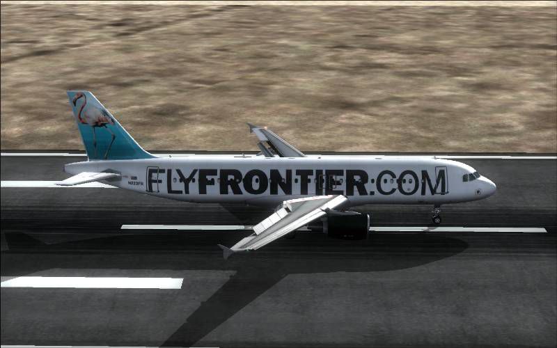 Frontier Airlines Airbus A320 N223fr For Fsx