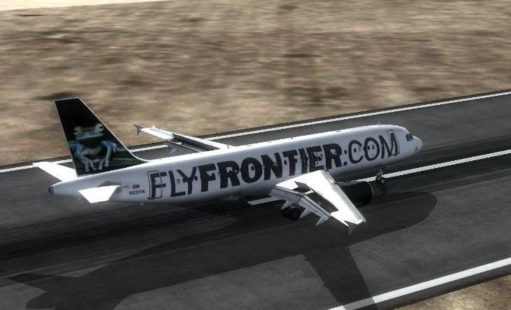 Frontier Airlines Airbus A320 N221fr For Fsx