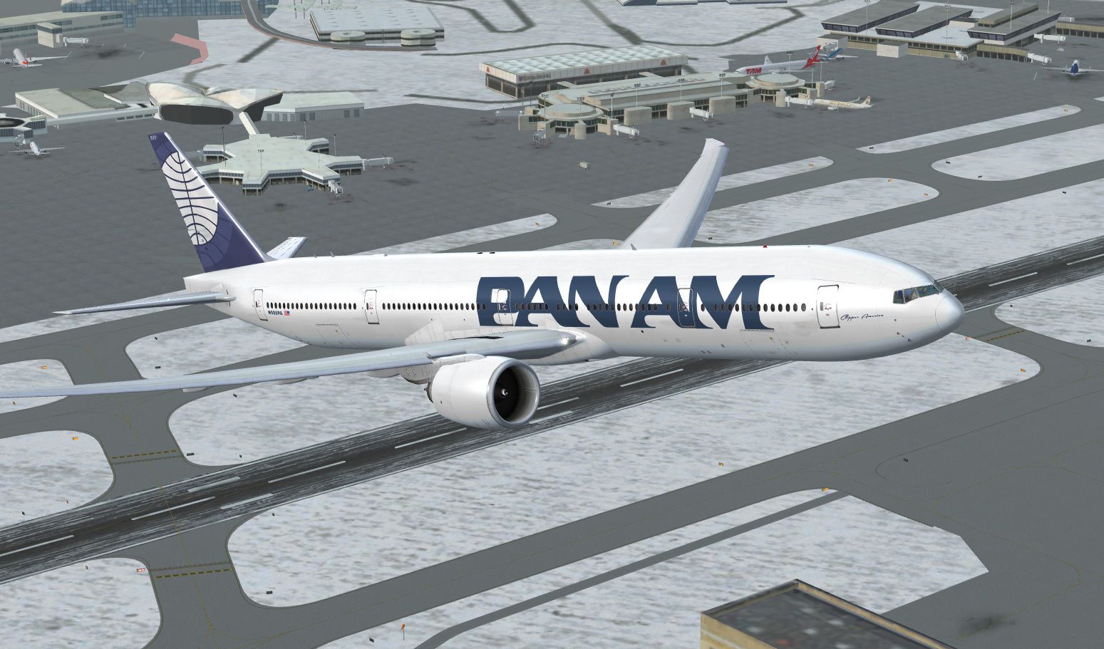 Pan Am Boeing 777-300 for FSX