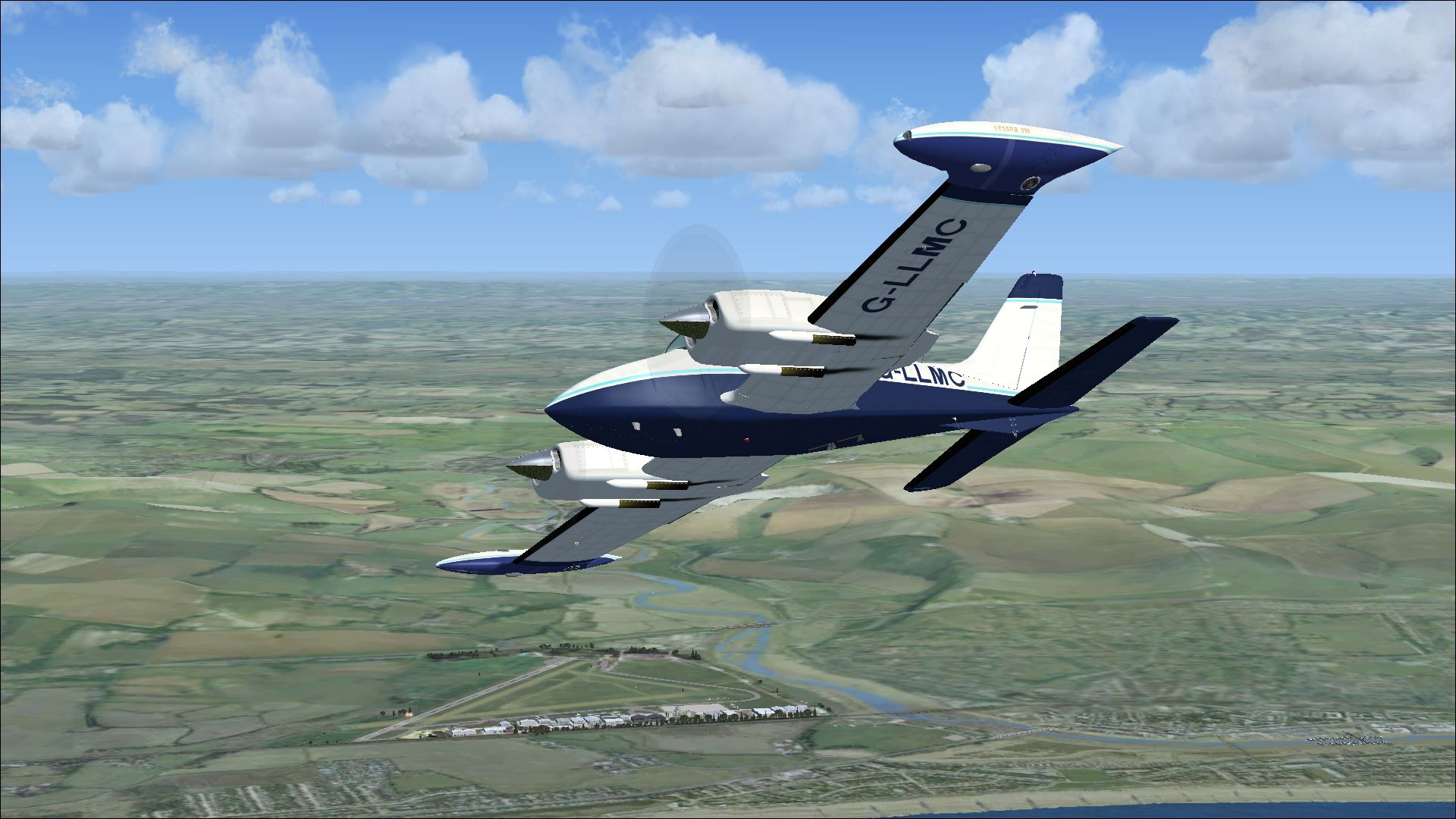 Cessna 310Q GLLMC for FSX