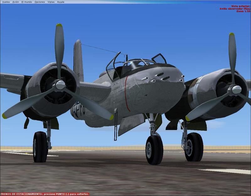 Douglas A-26B Invader Airfix Plastic Kit for FSX