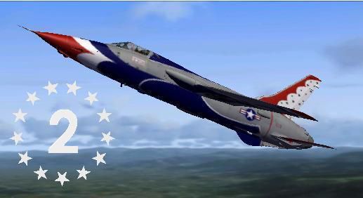 USAF F 105 Thunderbirds for FSX