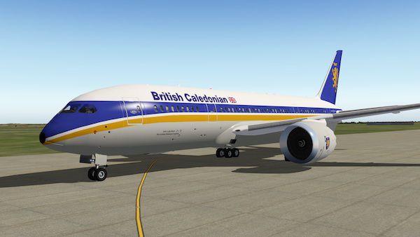 British Caledonian Boeing 787 for X-Plane 11