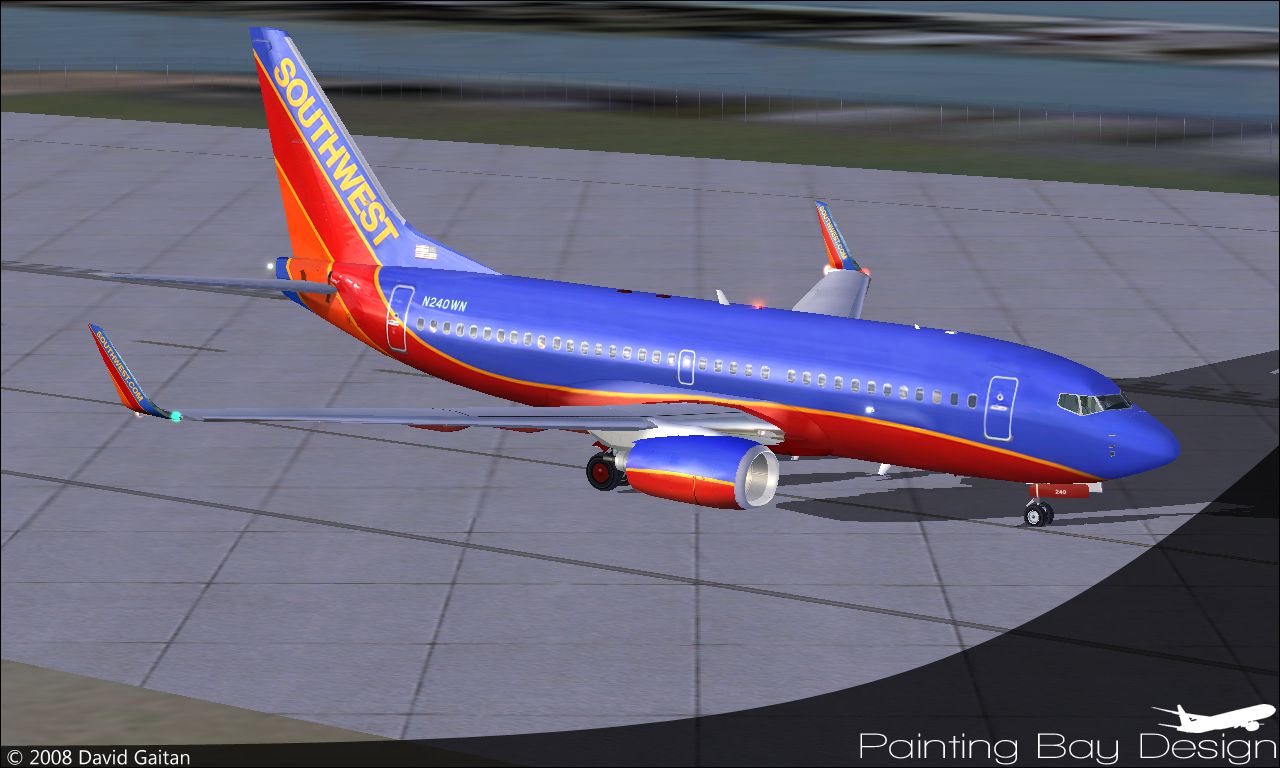 Southwest Airlines Boeing 737700 registration N240WN for FSX