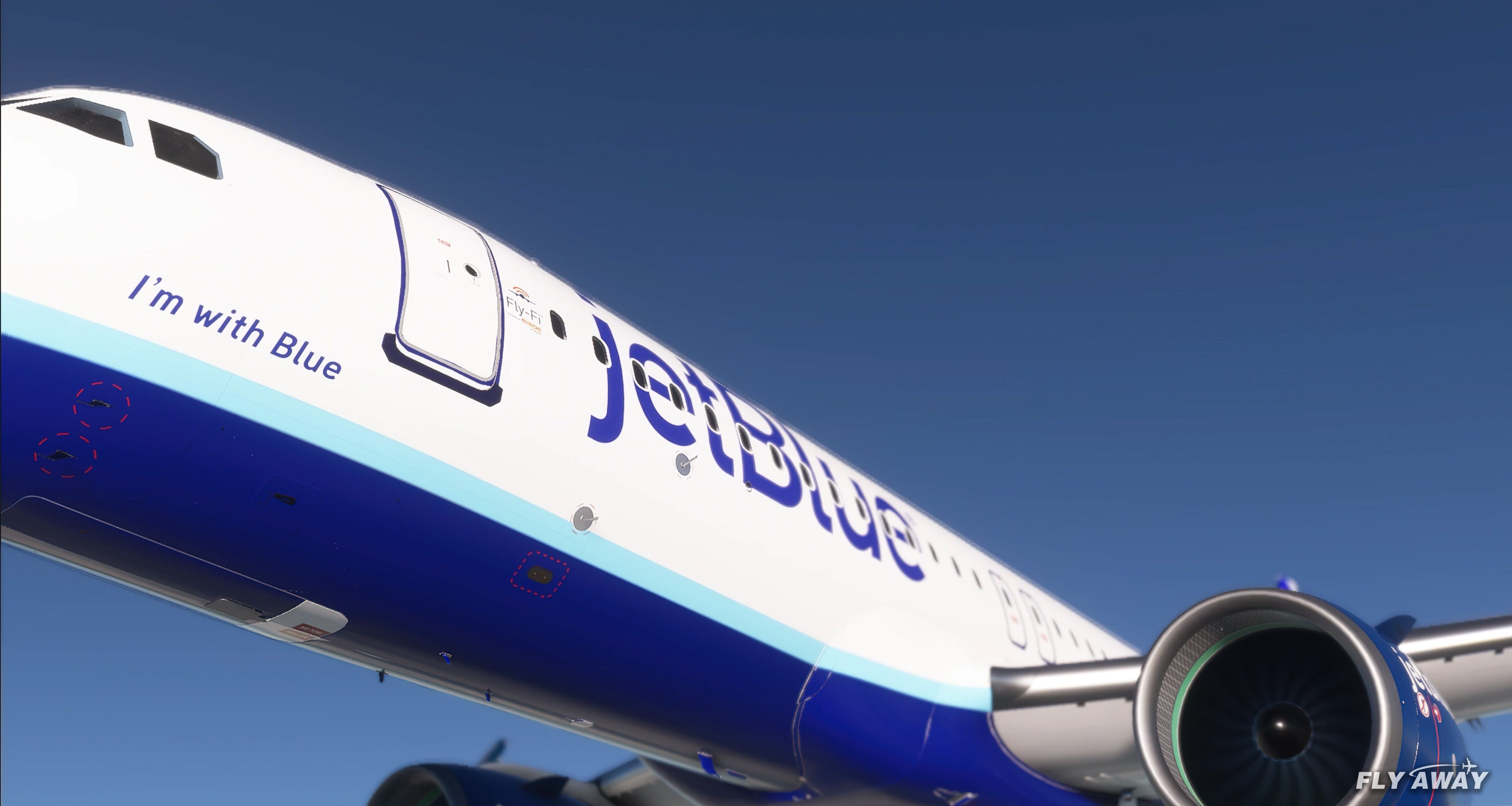 A320neo Jetblue Barcode Livery For Msfs