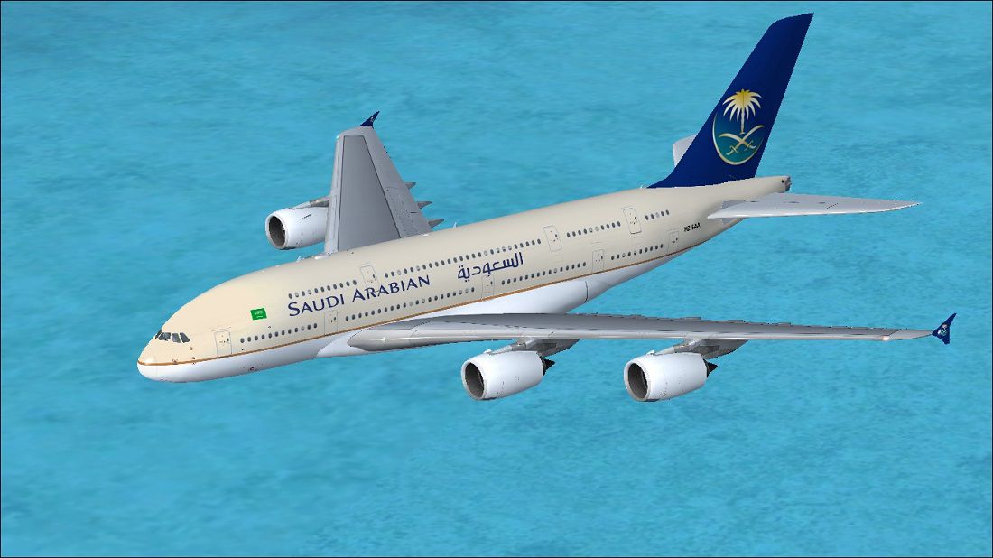 Saudi Arabian Airlines Airbus A380 800 For Fsx