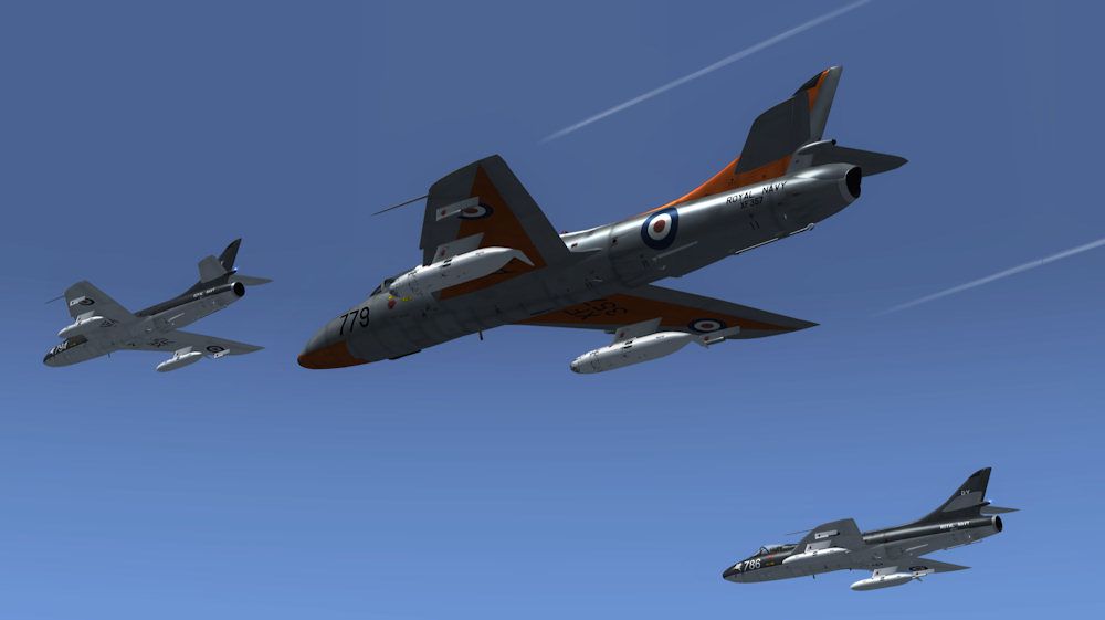 Hawker Hunter 738 Nas Rough Diamonds For Fsx