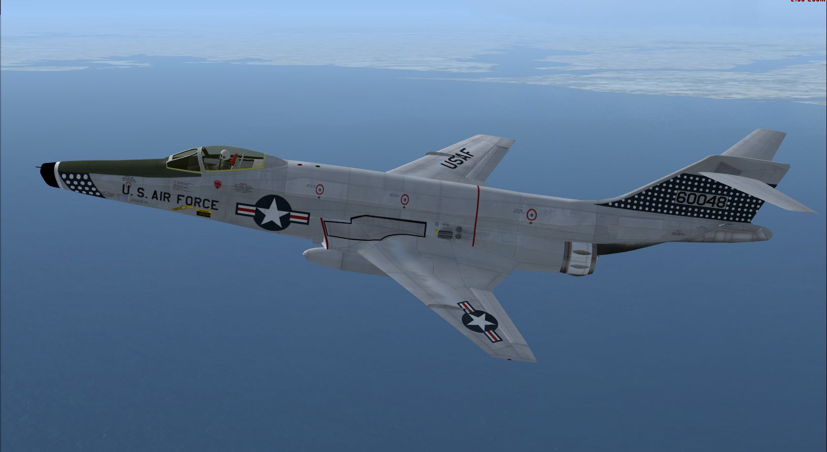 McDonnell RF-101C Voodoo Texture Sets for FSX
