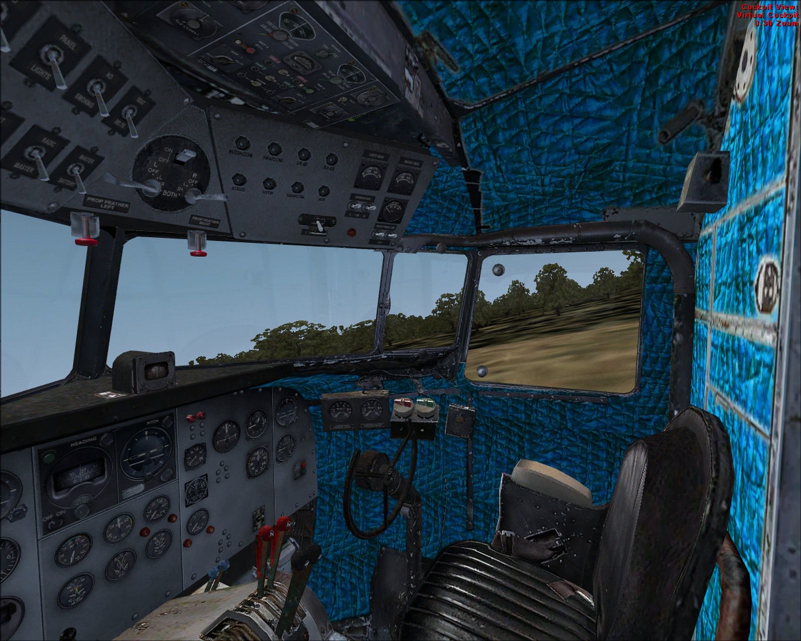Douglas DC-3 New Virtual Cockpit for FSX