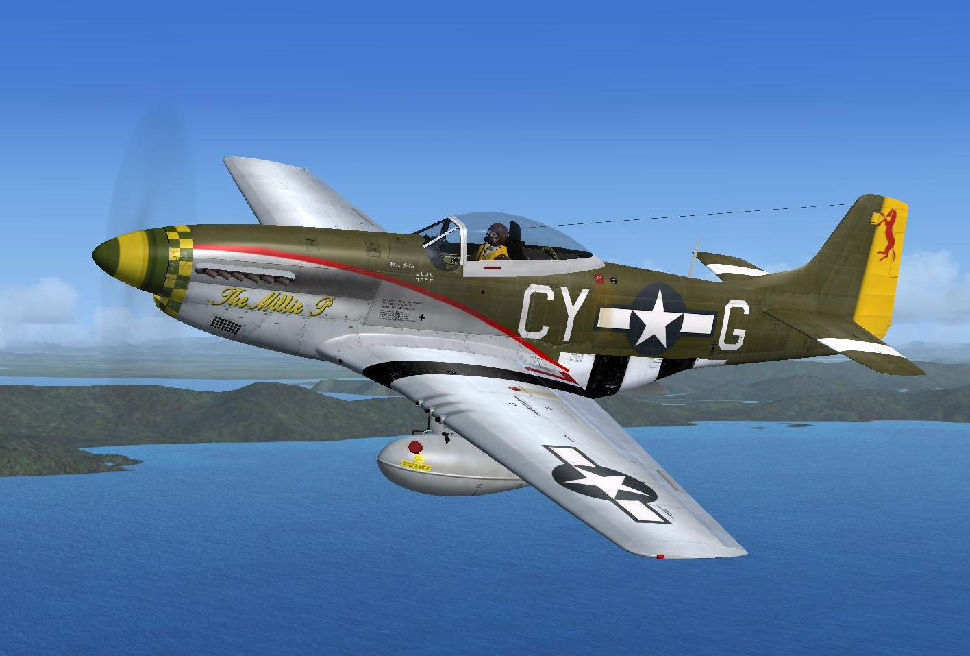 P 51d The Millie G For Fsx