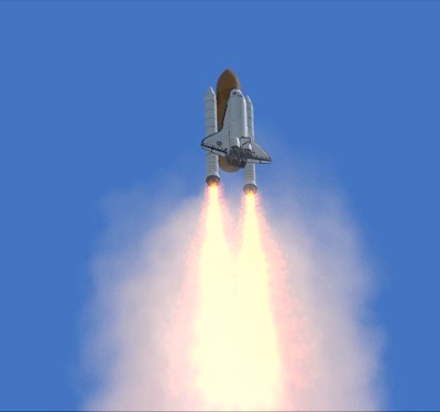 Space Shuttle Atlantis at launch