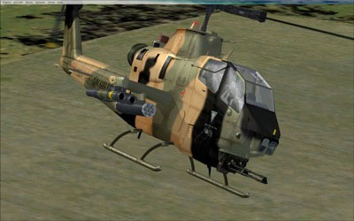 Area 51's FSX/FS2004 Cobra AH-1S Helicopter addon